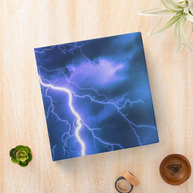 Shocking Lightning Strike  3 Ring Binder (In Situ)