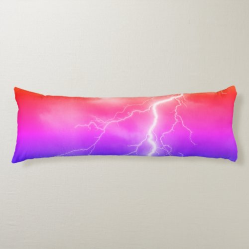 Shocking Lightning Strike  Body Pillow