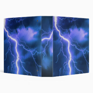 Lightning Strike Avery Binders | Zazzle