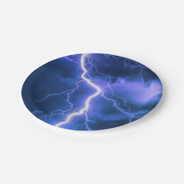 Shocking Lightning Strike Case-Mate iPhone Case Go Paper Plates (Angled)