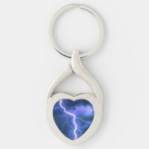 Shocking Lightning Strike  Keychain