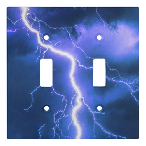 Shocking Lightning Strike  Light Switch Cover