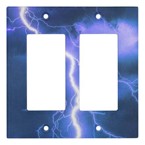 Shocking Lightning Strike  Light Switch Cover