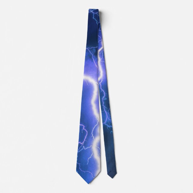 Shocking Lightning Strike Neck Tie (Front)