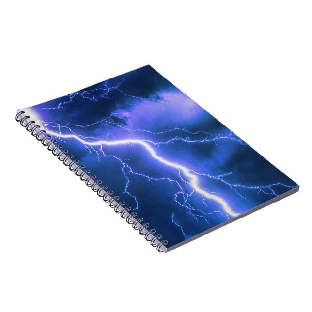 Shocking Lightning Strike Notebook (Right Side)