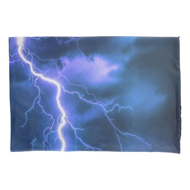 Shocking Lightning Strike Pillow Case (Front)