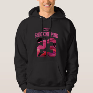 Shocking Pink 14s Tee Number 23 Drip Shoes 14 Shoc