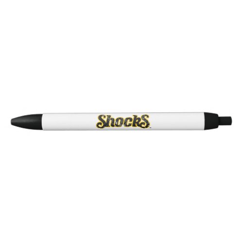 Shocks Distressed Black Ink Pen