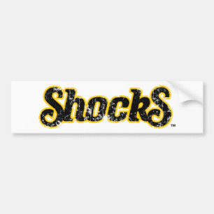 Shocks Distressed Bumper Sticker