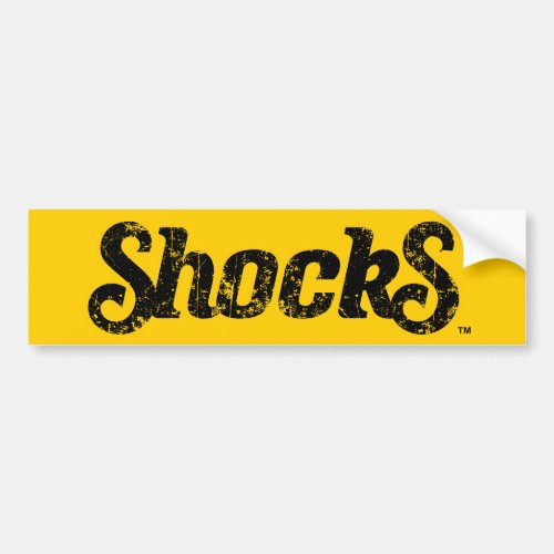 Shocks Distressed Bumper Sticker