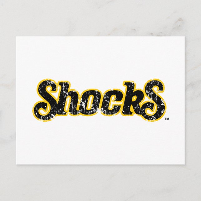 Shocks Distressed Postcard (Front)