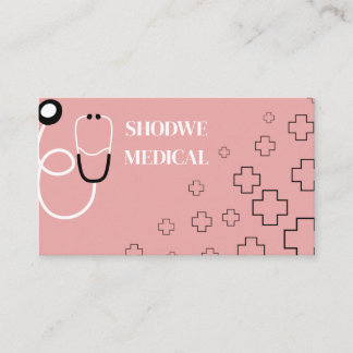 Shodwe Medical - Modern Healthcare Branding Design Business Card