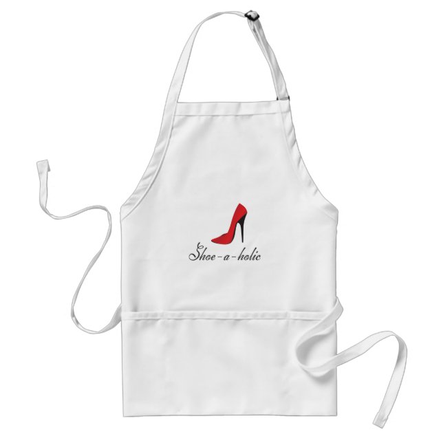 Shoe-a-holic Adult Apron (Front)