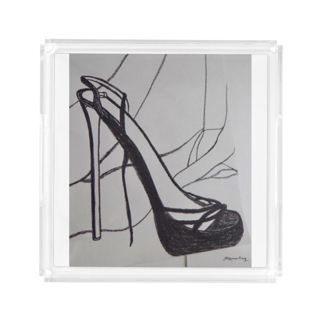 Shoe Acrylic Tray (Front)