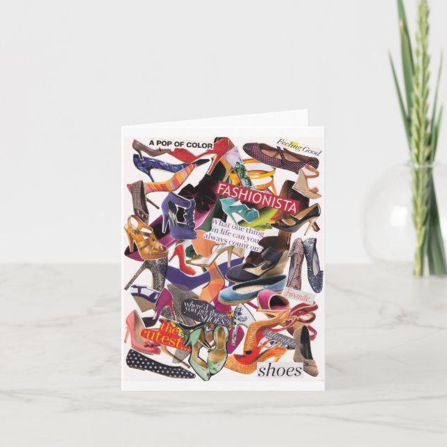 Shoe Addiction Notecard (Front)