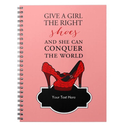 Shoe_aholic Give a girl the right shoes Notebook