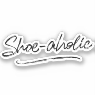 Shoe-aholic Sticker