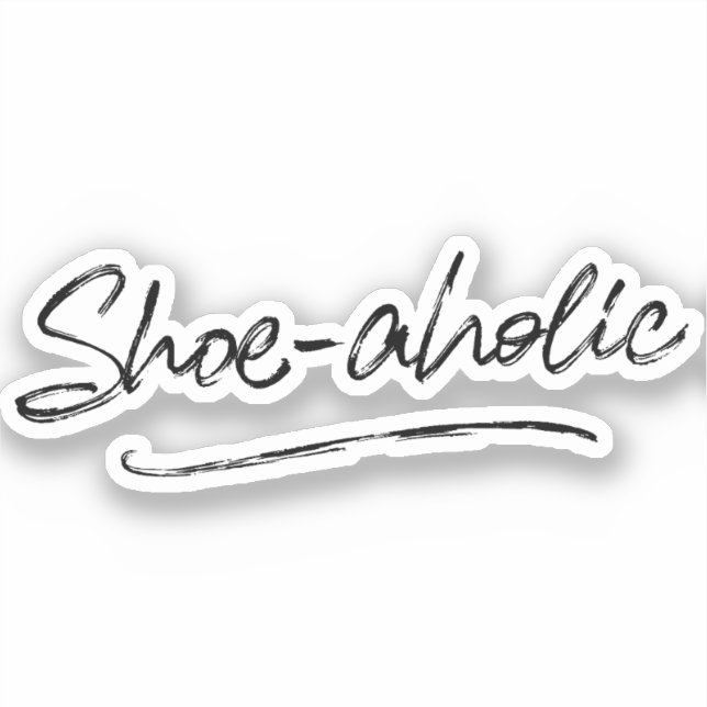 Shoe-aholic Sticker (Front)