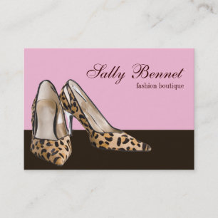 Shoe Boutique Store Business Card