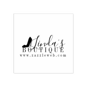 Shoe Closet Online Boutique Clothing Logo   Rubber Stamp