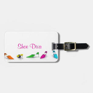 Shoe Diva Luggage Tag