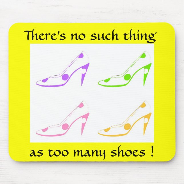 Shoe Diva Mouse Pad (Front)