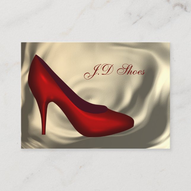 Shoe Fashion business cards (Front)