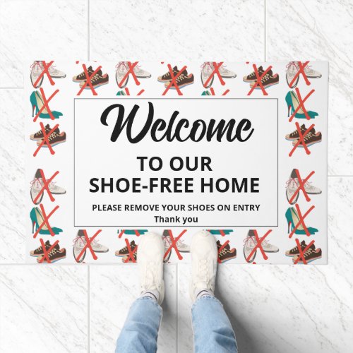 SHOE_FREE HOME Welcome Doormat