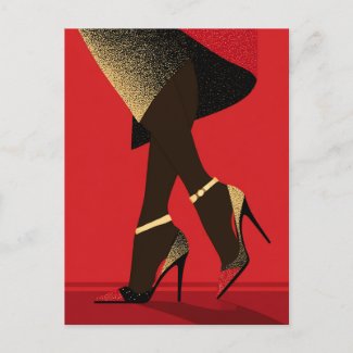 SHOE GAME #4 POSTCARD