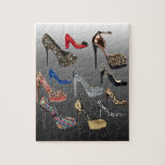 Shoe High Heels Collage Customize Jigsaw Puzzle at Zazzle