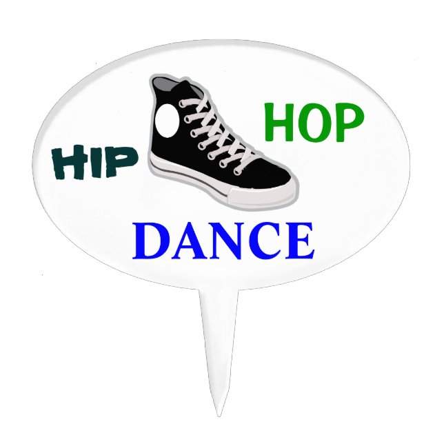 Shoe Hip Hop Dance Cake Topper (Front)