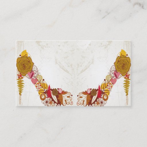 Customizable shoe industry business card
