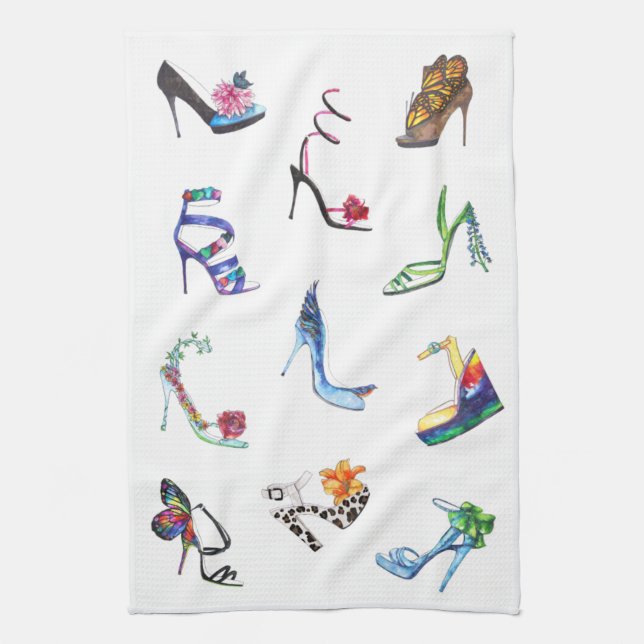 Shoe Kitchen Towel (Vertical)