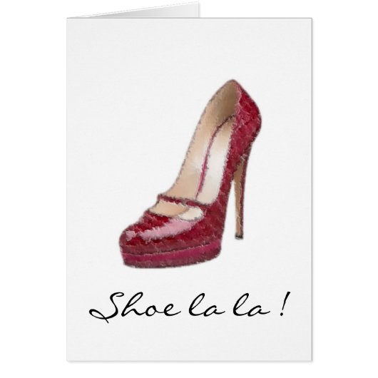 Shoe la la! cards (Front)