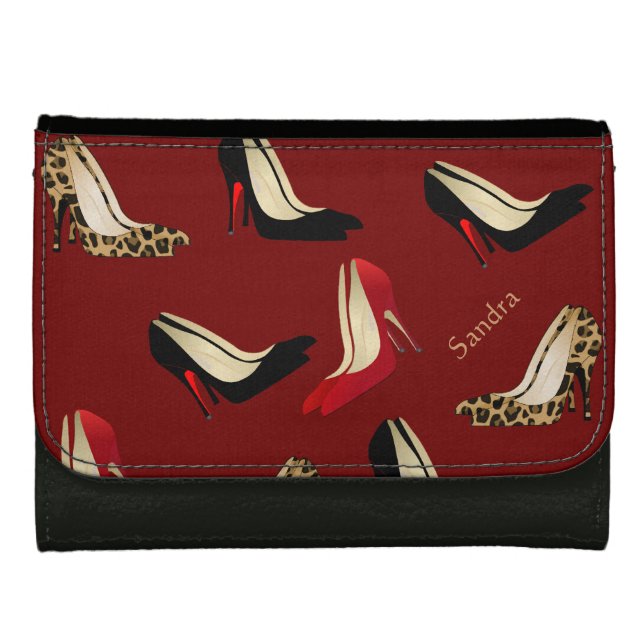 Shoe Lovers Fashion Custom Wallet (Front)