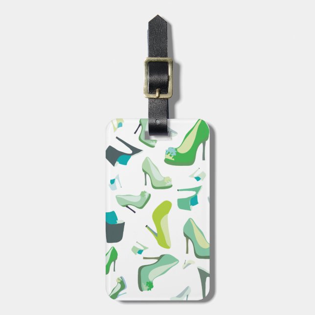 Shoe Lovers Travel Bag Tag Template (Front Vertical)