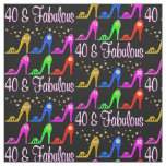 SHOE LOVING 40 YEAR OLD FABRIC