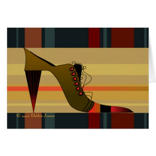 Shoe Mania VIII by Debbie Jensen Cards (Front Horizontal)