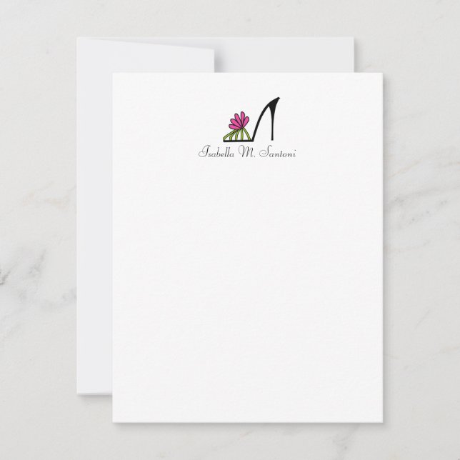 Shoe Personal Stationery, 4.25x5.5 Invitation (Front)