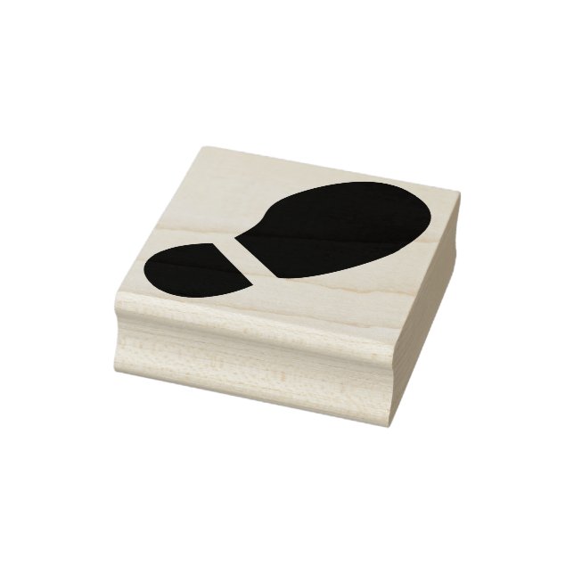 Shoe Print Rubber Stamp (Stamp)