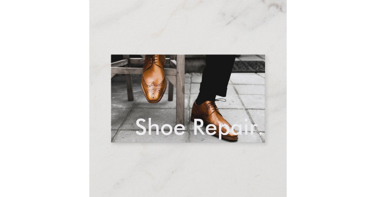 Shoe Repair Business Card's Business Card Zazzle