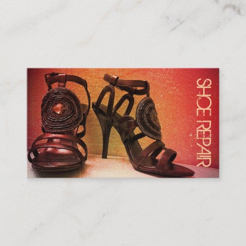 Shoe Repair Shoes Clothing Business Card