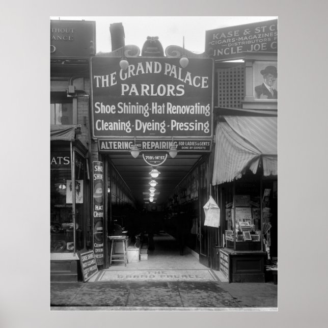 Shoe Shine Parlor, 1920s Poster (Front)