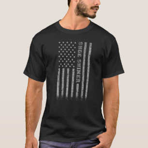 Shoe Shiner American Flag T-Shirt