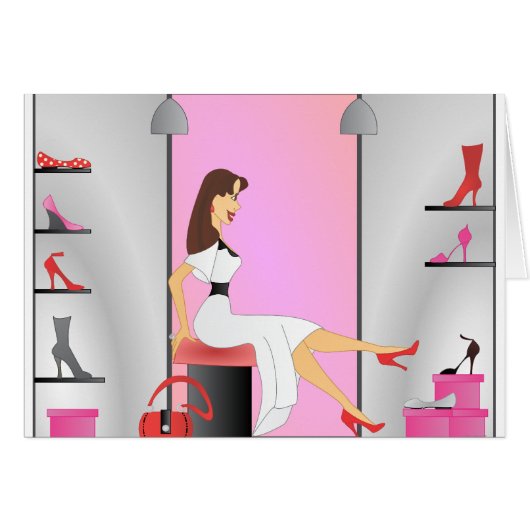 Shoe Shopping Cards (Front Horizontal)
