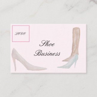Shoe Store Fashion Business Card