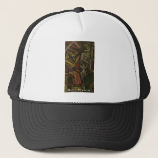 shoe strings trucker hat