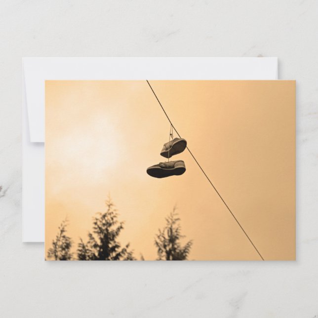 Shoe tossing Card (Front)