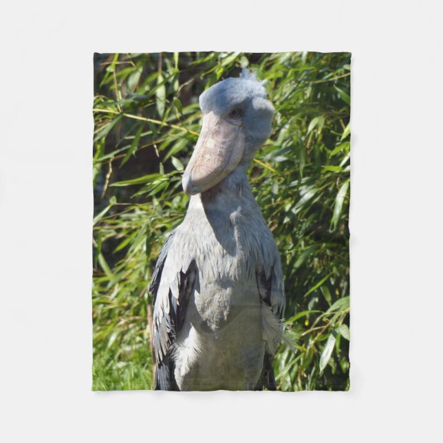 Shoebill (Balaeniceps rex) Fleece Blanket (Front)