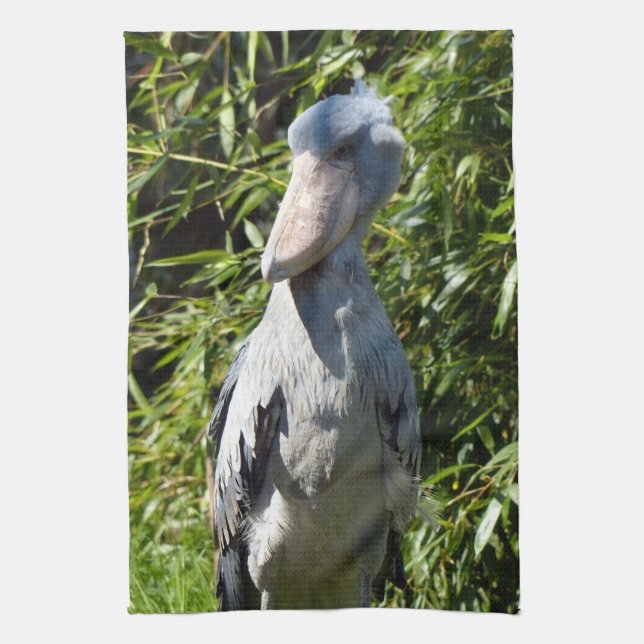 Shoebill (Balaeniceps rex) Kitchen Towel (Vertical)